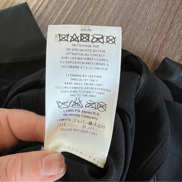 GIVENCHY Leather-Accented Straight Legged Pants - Picture 12 of 13